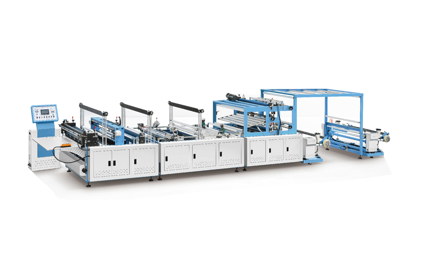 ZXL-1300雙放料無紡布制袋機(香蕉套袋、衛(wèi)浴潔具套袋、沙發(fā)套袋)